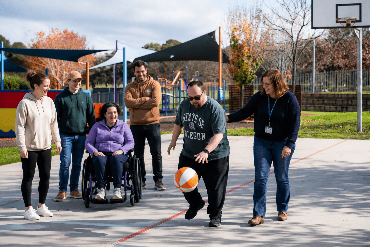 NDIS participants enjoying a group activity at the Reliance Community Services Day Program in Canberra