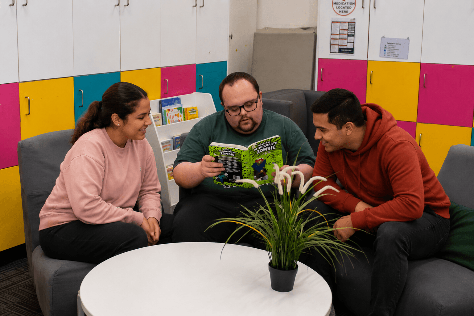 Caring NDIS support workers at Reliance Community Services in Canberra